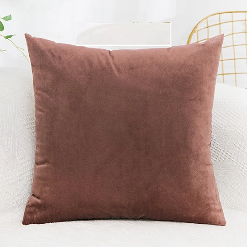 Cushion covers Solid Velvet Pillow Cushion Cover 40*40/45*45/60*60/50*70/40*60cm Home Decorative