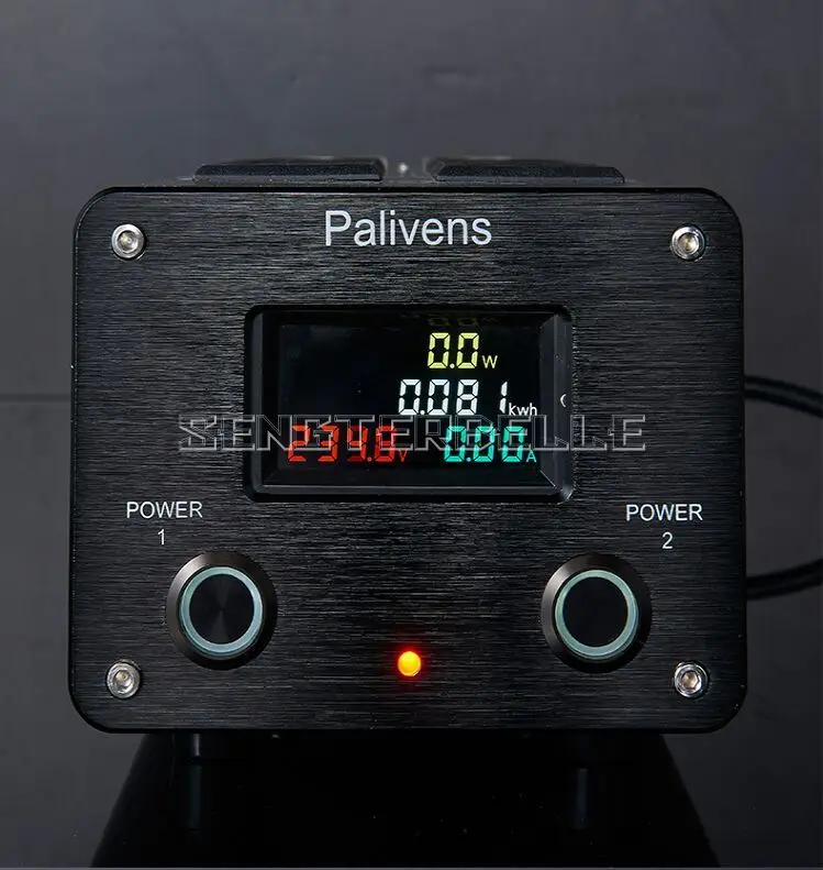 Новая модель 2 дорожный выключатель 3000 Вт 15A AC Розетка Расширенный фильтр аудио защитный фильтр - Цвет: 4 shown  (black)