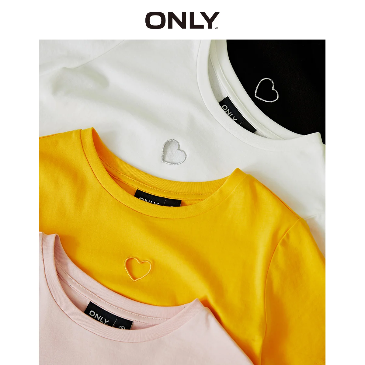 Летняя свободная футболка с короткими рукавами из 100% хлопка | 120201506|Футболки|