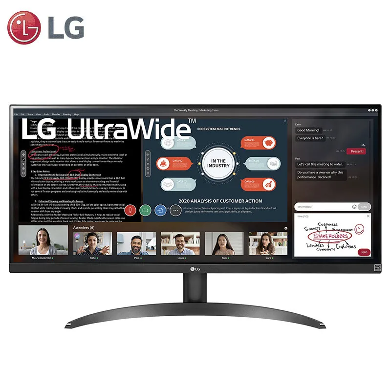 LG 29 дюймов 21:9 HDR IPS Высокое разрешение sRGB99 % FreeSync режим узкого чтения с низким