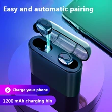 Tkey X18 TWS Bluetooth 5,0 наушники стерео беспроводные наушники HIFI Звук спортивные наушники с микрофоном для телефона беспроводные наушники