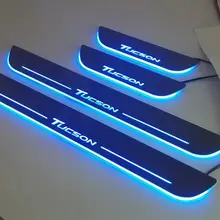 Hyundai Tucson одиночный светодиодный светильник с динамическим эффектом дыхания, приветственный Педальный светильник, в комплекте