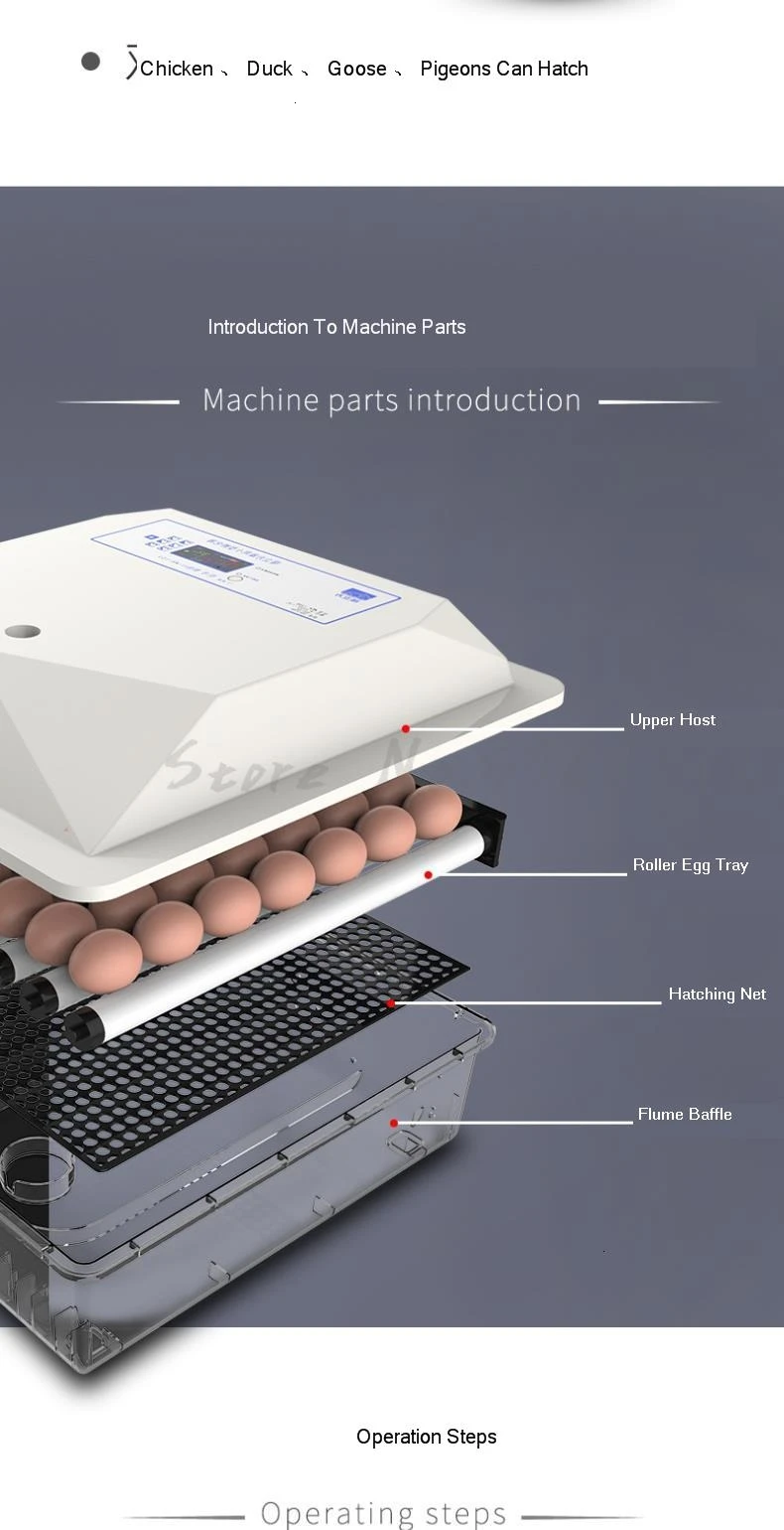 Маленький домашний инкубатор автоматический интеллектуальный инкубатор для цыплят инкубатор для яиц