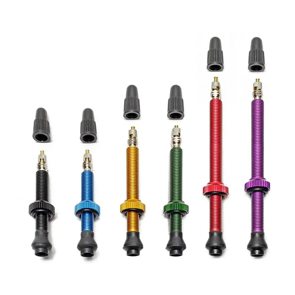 1Pcs Bicycle Vacuum Tire Cycle Calve Colorful French Aluminum Air Nozzle | Спорт и развлечения