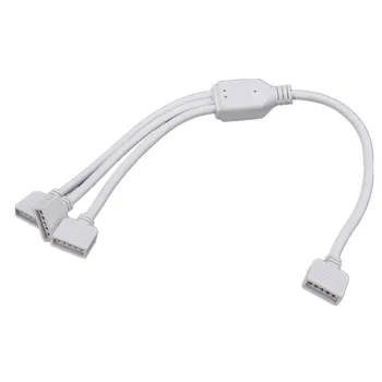 

5Pin RGBW Connector HUB 1 to 2 3 4 Splitter female extension wire cable For RGBW RGBWW LED Strip SMD 5050 3528