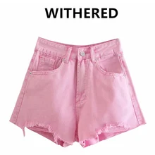 

Withered 2021 Summer England High Street Vintage High Waist Mom Denim Shorts Women Short Feminino Casual Bermuda Women Short