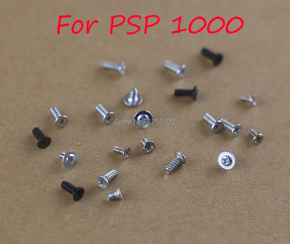 Vis De Console 1000 Pour Psp1000 Et Psp1001, Ensemble Complet De Pièces De Réparation, Coque, Vis De Carte Mère, 2 Jeux/Lot
