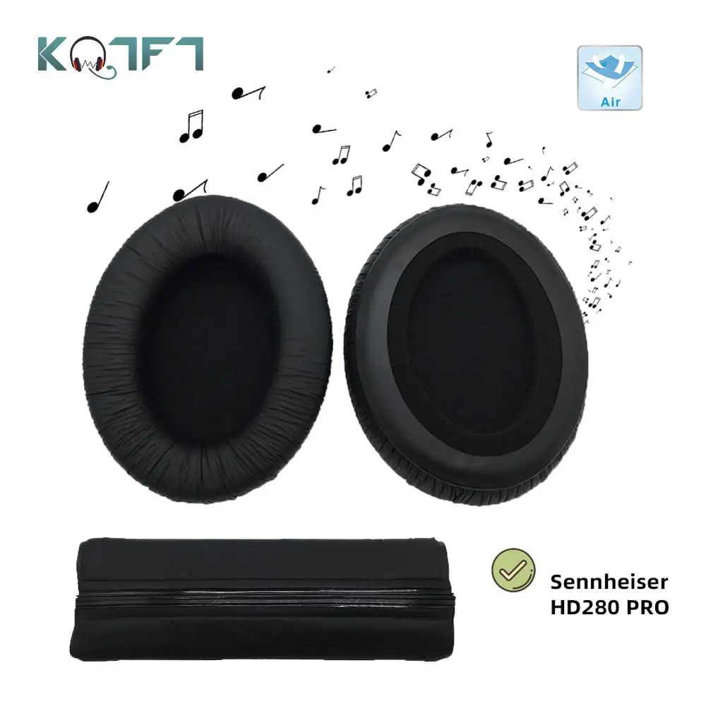 KQTFT 1 Pair of Replacement Ear Pads for Sennheiser HD280 PRO HD 280 Headset EarPads Earmuff Cover Cushion Cups
