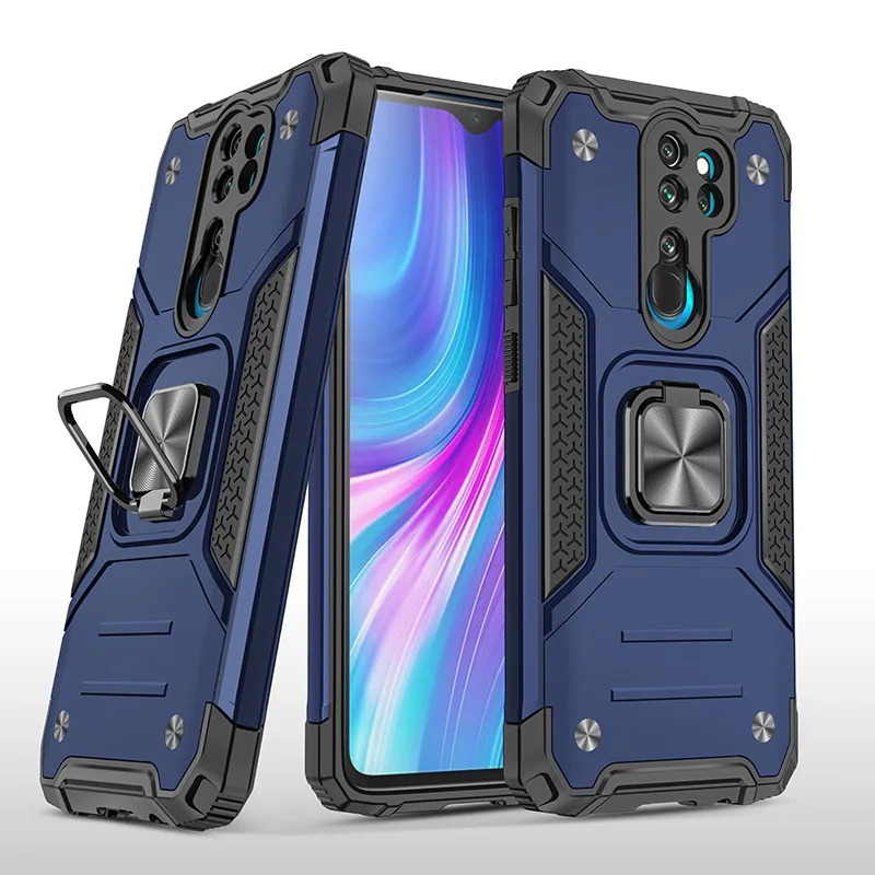 for Xiaomi Redmi Note 8 Pro Case Cover Armor Impact Shockproof Metal Holder Magnet Phone Case for on Xiaomi Redmi Note 8 Pro iphone pouch Cases & Covers