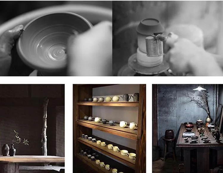 Натуральная НЕОБРАБОТАННАЯ руда, грубая керамика Gaiwan, ручная работа, керамический Tureen, чайный набор кунг-фу, чайный горшок, чашка в китайском стиле, мастер чашки, чайная посуда