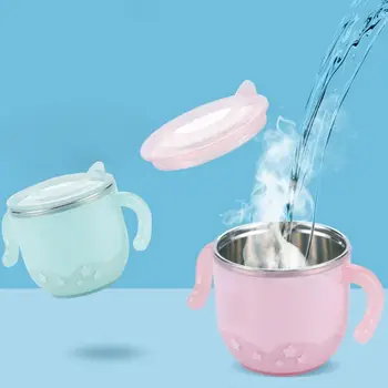 

360 Degree Spoutless Trainer Cup For Kid Green/Pink/yellow