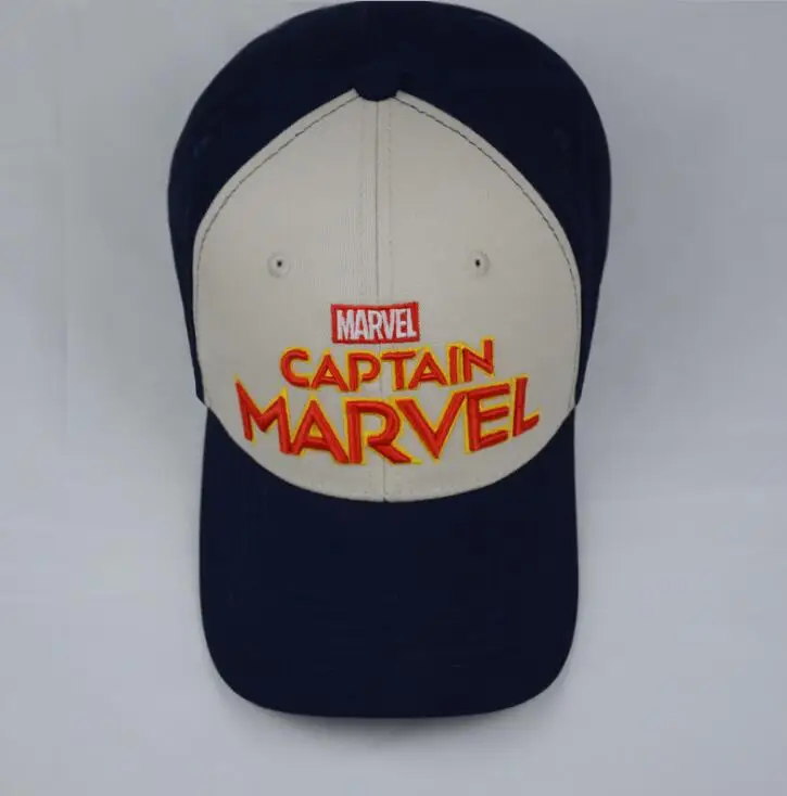 Фильм Марвел Капитан Carol Danvers шапки унисекс регулируемая хип хоп Солнцезащитная бейсболка агенты s.h.i.e.l. D. Щит Бейсбол шапки