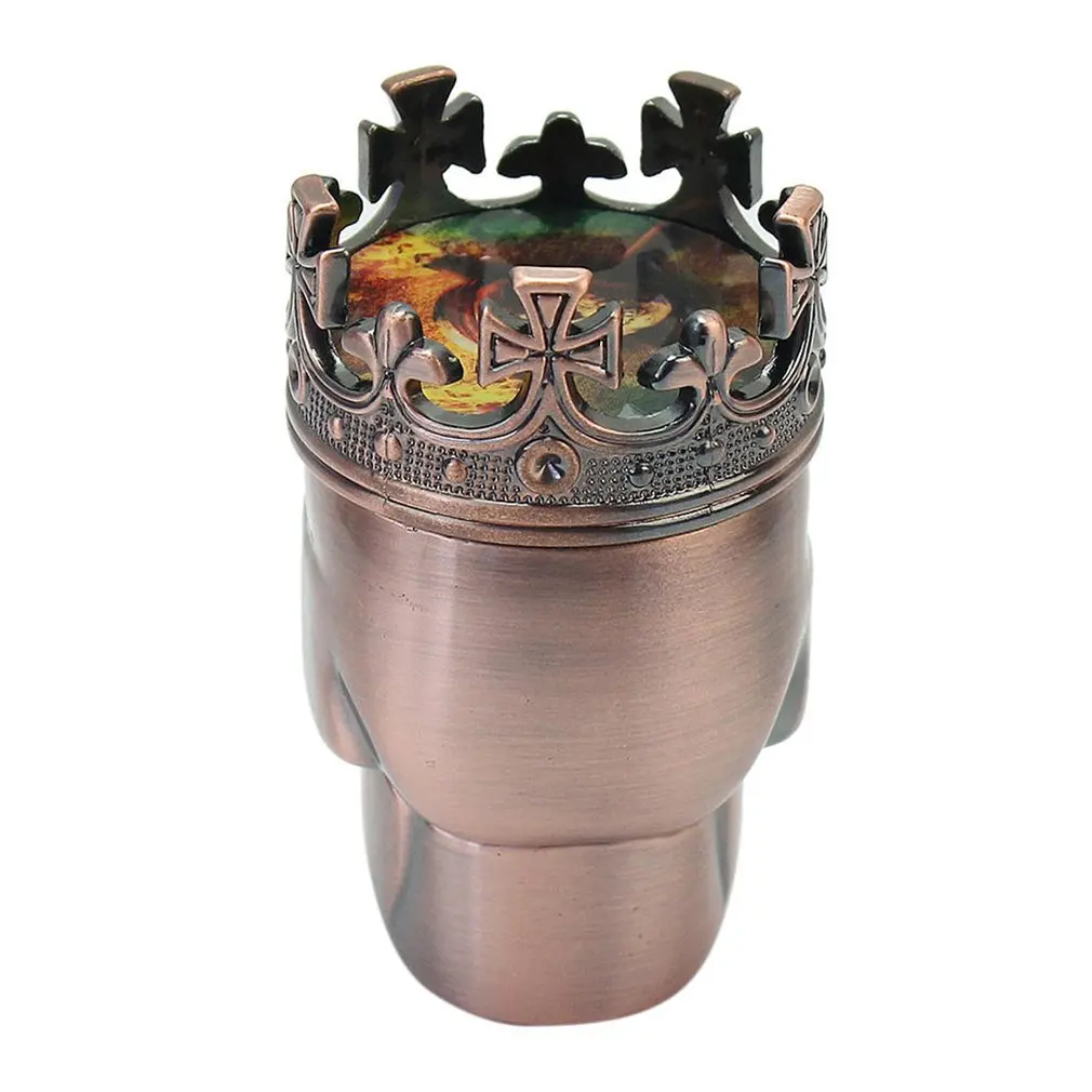 Small Size 3 Layers Men Skull Head Shape Grinder Portable Herb Tobacco Herb Spice Crusher Hookah Smoking Accessories herb grinder smoking accessories tobacco smoking accessories tobacco grinder