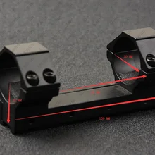 Прицел ласточкин хвост 9 11 мм рейку 1 дюймов 30 мм кольцо и стоп винт алюминиевый сплав M1312