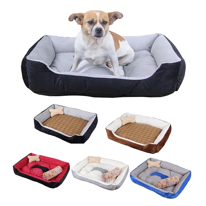 

Dog Bed For Large Dogs Comfortable Soft Dog Blanket House Easy Washing Water Resistant Summer Mat Bone Puppy Medium Small Dog