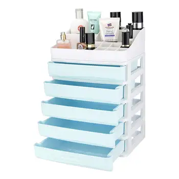 

5 Layer Plastic Storage Drawer Colorful Desk Storage Drawer Box Organizer Sundries Cosmetics Makeup Container Home Office