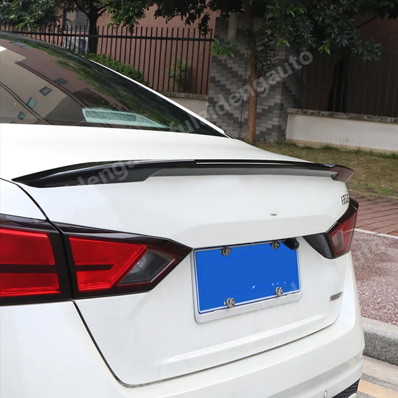 Для Nissan Teana Altima- углеродное волокно черный глянец задний хвост багажник спойлер крыло автомобильные аксессуары