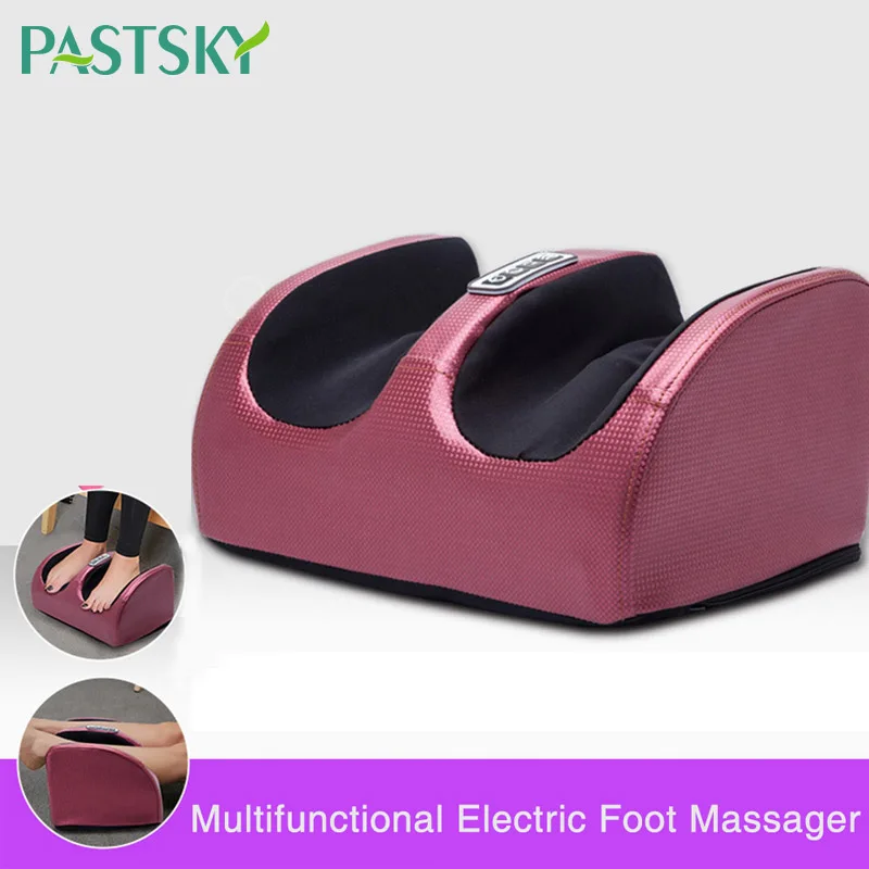 Electric Heating Foot Body Massager Relaxation Kneading Roller Vibrator Machine Reflexology Leg Pain Relief  Health Care
