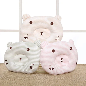 

Good Quality Baby Pillows Head Protector Anti Roll Shaping Soft Pillow For Baby Room Cartoon Small Bear Pillow For Newborns Gift