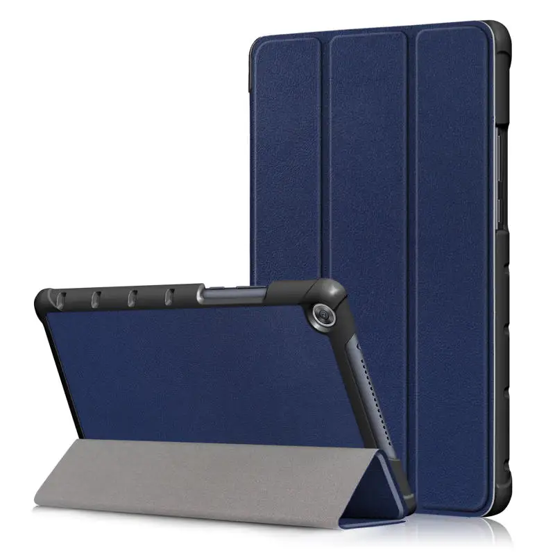 Чехол для huawei MediaPad M5 Lite 8 защитный чехол для m5 lite 8,0 JDN2-W09 JDN2-AL00+ пленка стилус - Цвет: dark blue