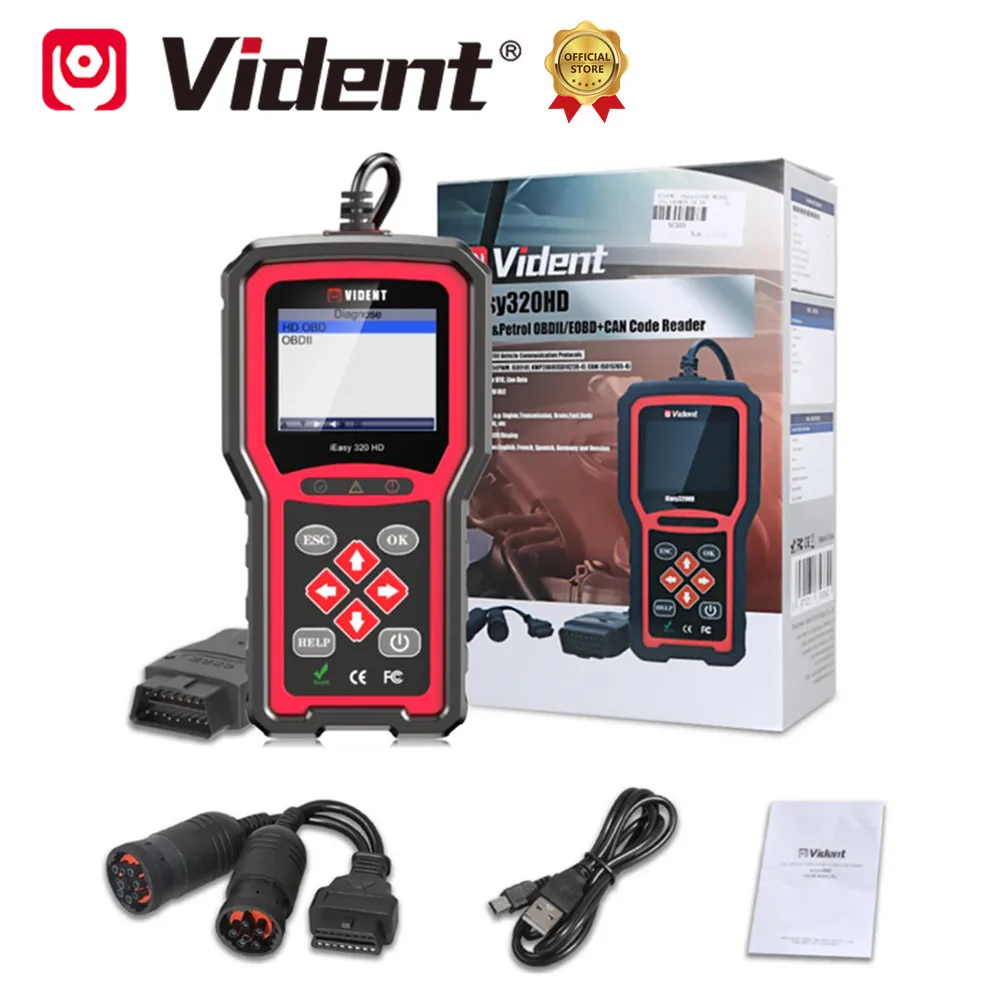 Диагностический инструмент Vident iEasy320HD для грузовиков сканер OBD2 проверки