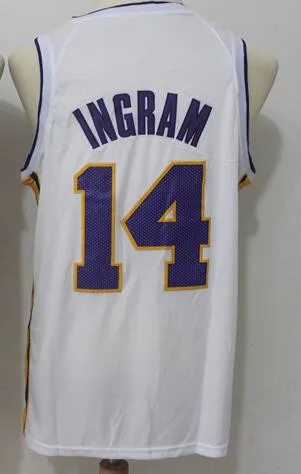 AS Мужская 14 Брэндон Ingram майки 0 Кайл Кузя 2 лонзо мяч 0 Damian Lillard 5 De'Aaron лиса баскетбольное - Цвет: AS