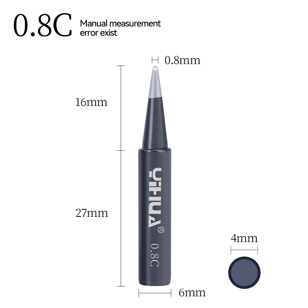 900M-T Soldering Iron Black Tips Repalcement for Soldering Iron Station Handle 8786D 853AAA 995D+ ect electrode rod