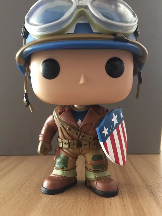 FUNKO Pop Оригинальная фигурка Капитана Америки Коллекционная модель игрушки Marvel Мстители 4 эндигра фигурка детская кукла-мальчик игрушка