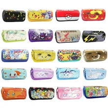 

Genuine Pokemon Pencill Case School Cartoon Pikachu Black Pen Bag School Supplies Stationery Schoolbag Kid Birthday Gifts