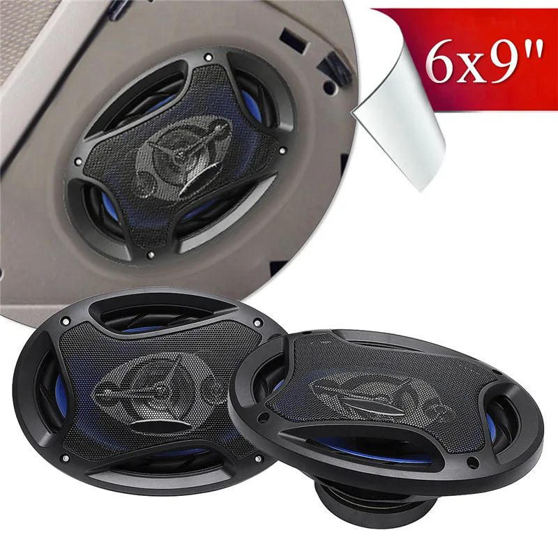 2 шт. универсалов клаксон мотоцикла 12V 900W фары для автомобилей Динамик полный диапазон громкий Динамик сабвуфер для Скутер мопед байк