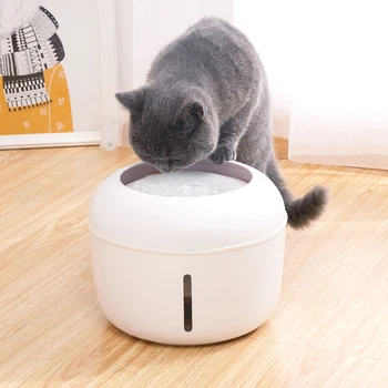 

1.5L Automatic Cat Drinking Water Dispenser Pet Fountain Electric Mute Drinker Cat Feeder Drink Filter USB Powered