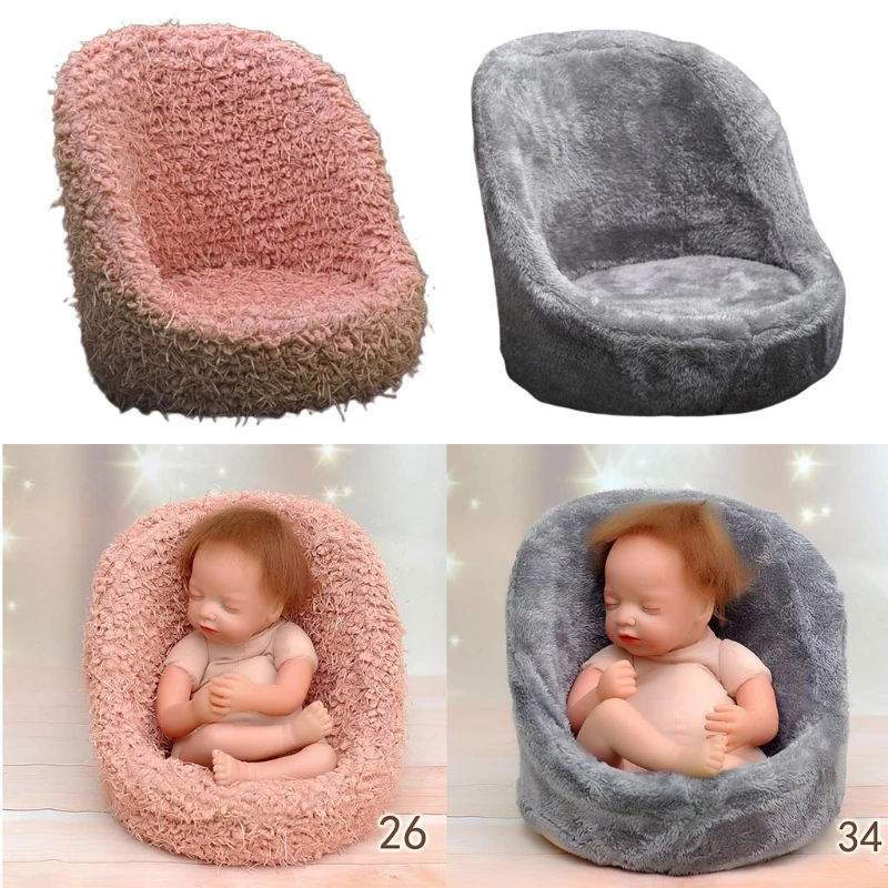 

Baby Photography Props Posing Small Sofa Seat Newborn Fotografia Seating Chair Infant Photo Shooting Accessory