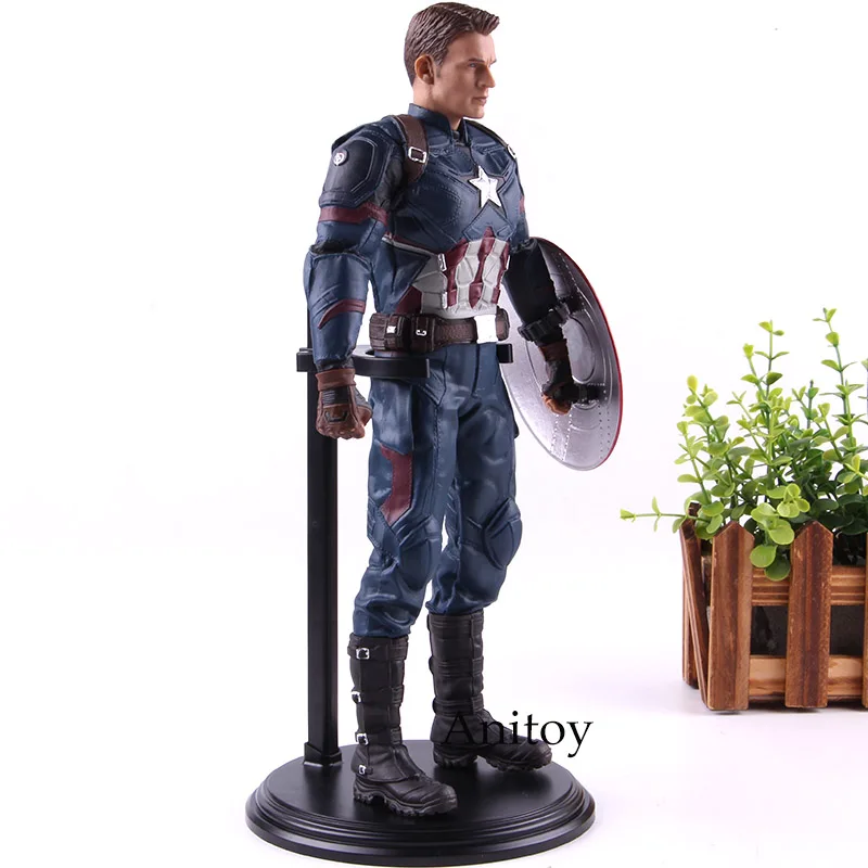Капитан Америка 3 гражданская война Marvel Капитан Фигурки ПВХ Коллекционная модель игрушки подарок для детей