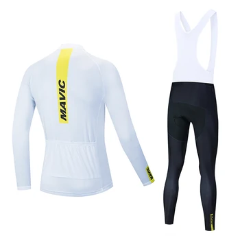 

2020MAVIC autumn and winter plus velvet cycling men's bicycle pants suit 19D shock absorption cycling clothing