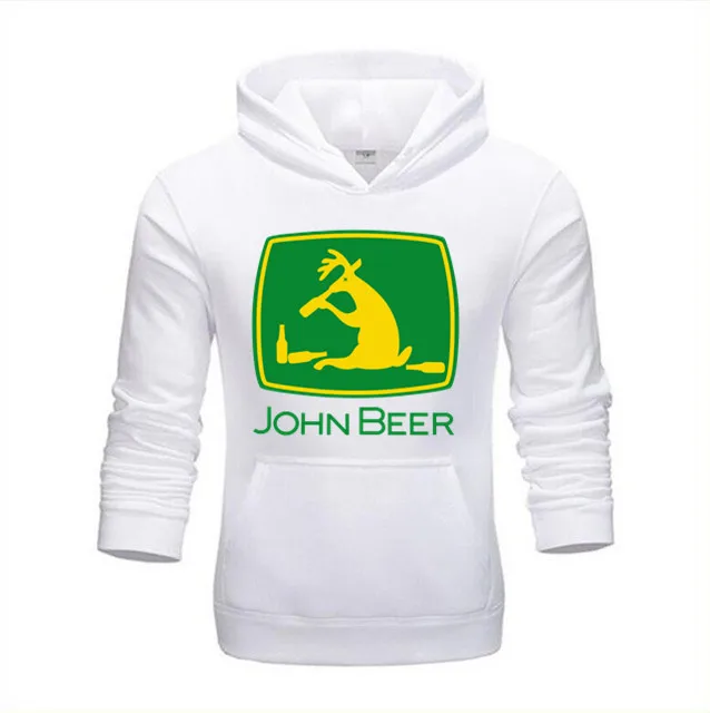 Хип-хоп сдельные Топы John Beer воздушный фильтр забавные худи с логотипами Размер от XS до 4XL Круглый вырез обычный Длинный свитшот