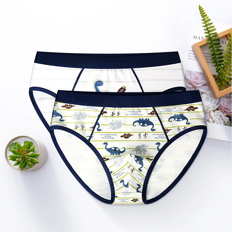 Baby 2Pieces/lot Panties Children Cotton Underwear Boys Suits Clothes Child Clothing - Цвет: A