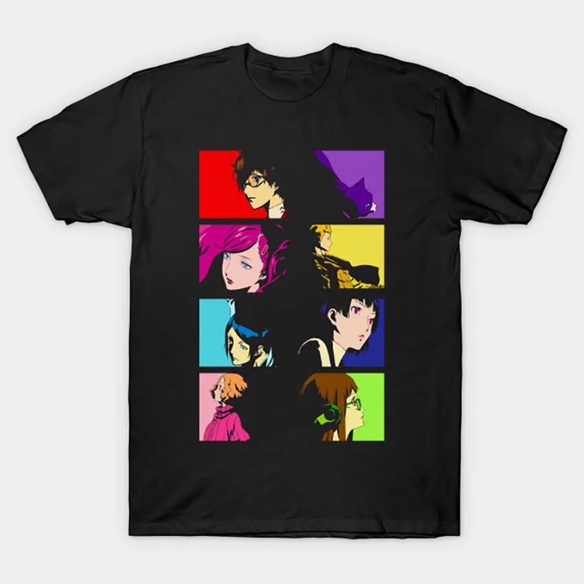 Persona 5 футболка Манга Аниме Япония ann takamaki ryuji sakamoto morgana makoto niijima ren amamiya yusuke kitagawa