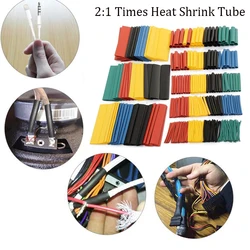 530PC 2:1 Times Polyolefin Heat Shrink Tubing Electronic DIY Kit Wire Connection Tool Accessories Data Line Protection Cable Kit