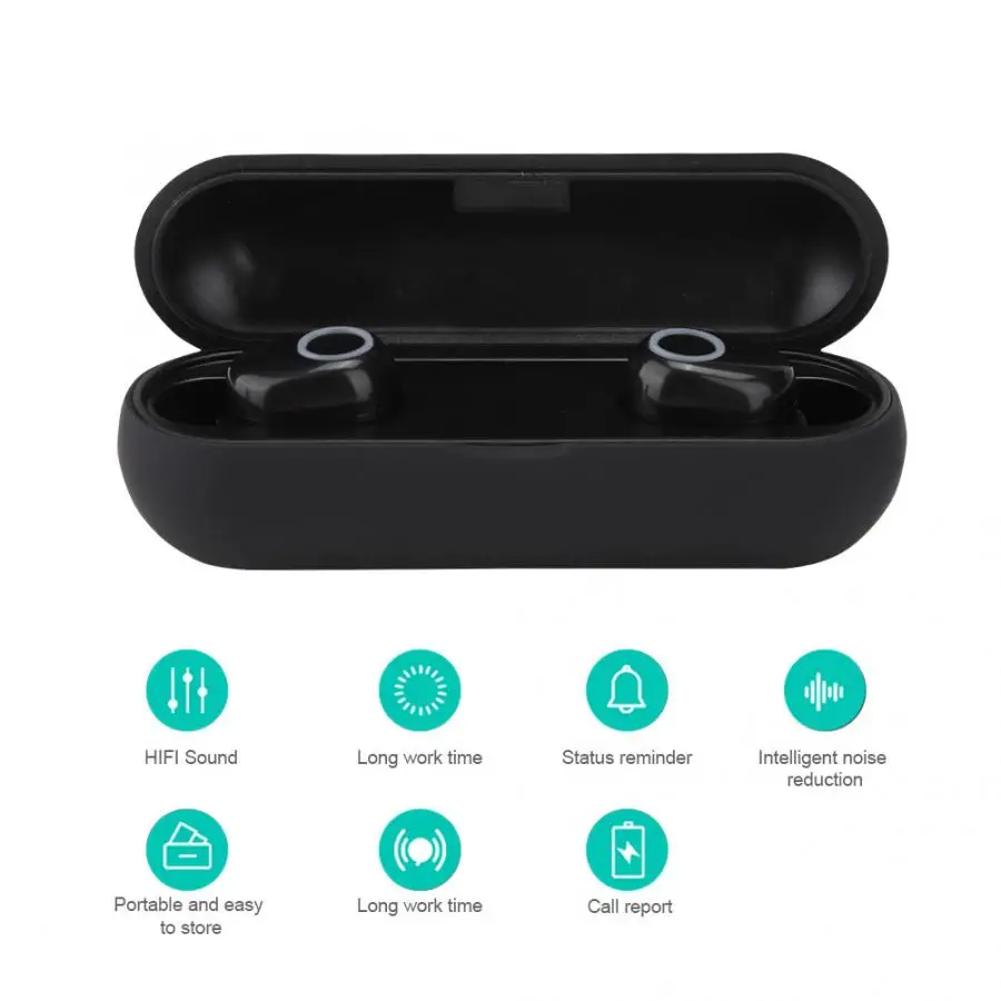 Auriculares tws Q10 con Bluetooth 5,0, Mini auriculares inalámbricos con caja de carga, xiaomi