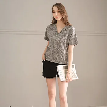 

Pure Cotton Pajamas Women Summer Short-sleeved Shorts Round Neck Casual Can Wear Home Clothes Loose Pajamas Sleepwear Set