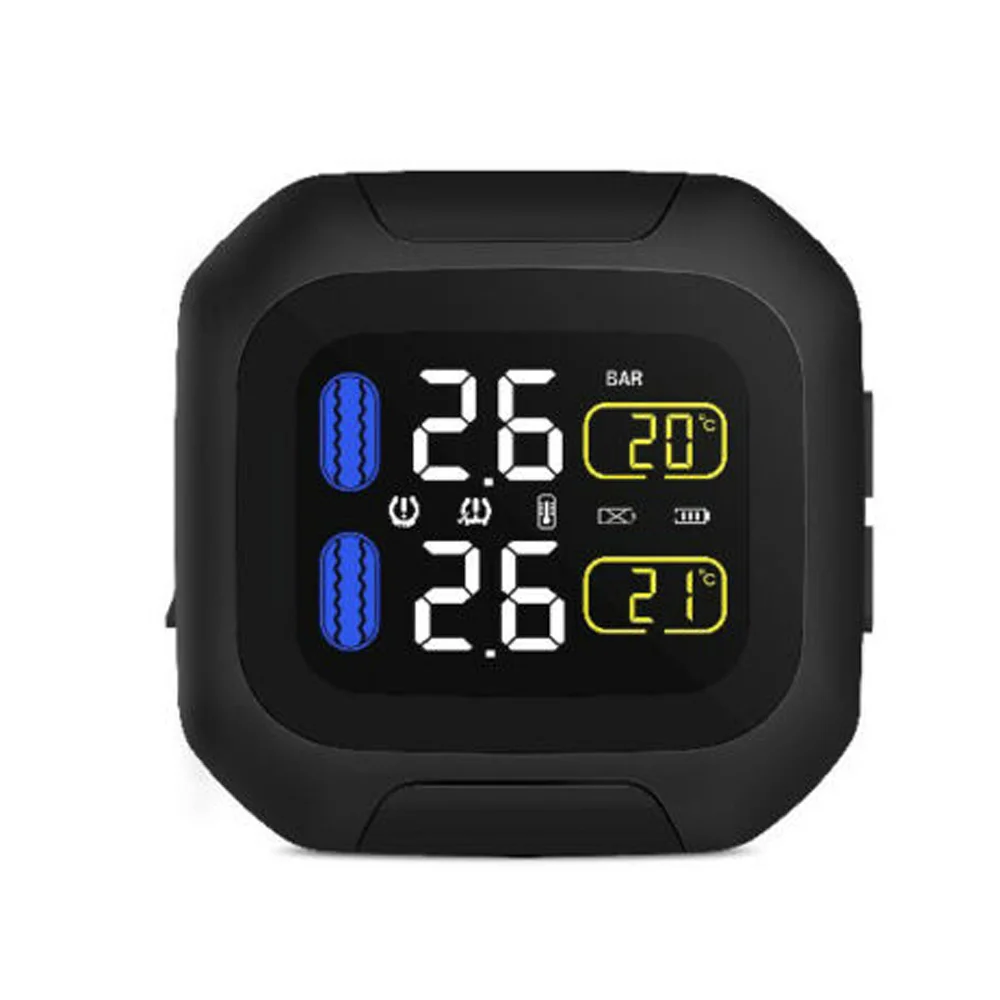 1 шт. Тестер давления в шинах водонепроницаемый беспроводной мотоцикл TPMS система контроля давления в шинах автомобильные аксессуары