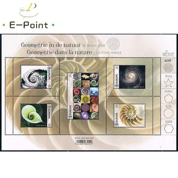 

E-Point Mini Sheet Belgium Postage Stamps 2018 Geometric Shapes in Nature