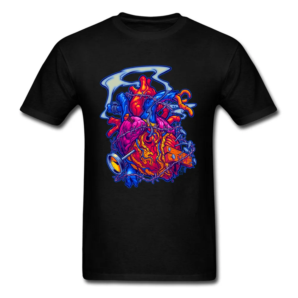 

Busted Heart Music T Shirt Latest O Neck Comic T-Shirts Short Sleeve Cotton Man T-Shirts Casual Tee-Shirt Drop Ship