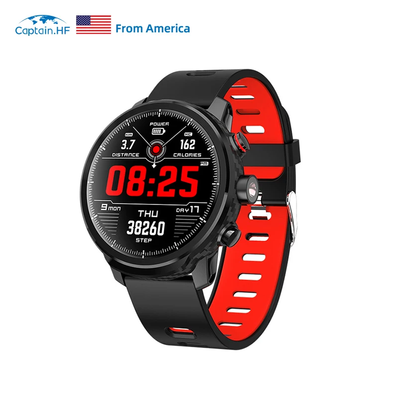 

US CaptainHF Smart Watch Bluetooth for iOS/Android IP68 Waterproof Sport Smart Watch Bracelet Pedometer Heart Rate Fitness Watch