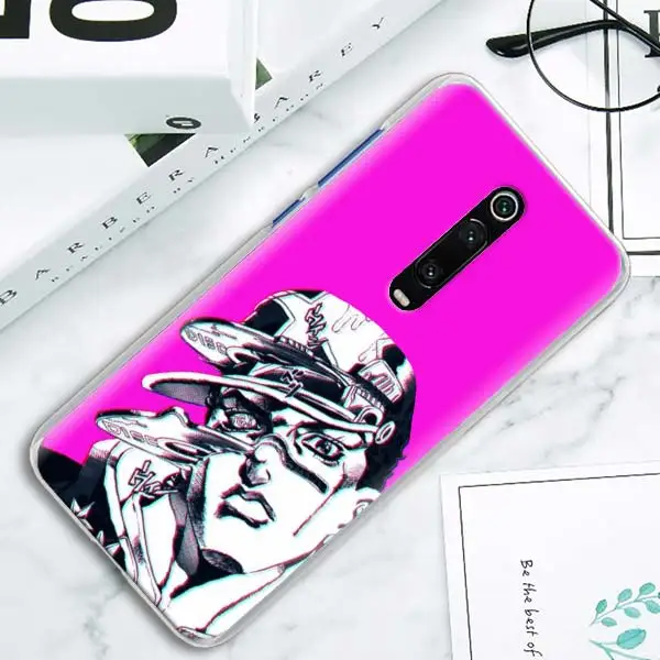 H07 JOJO 39 s Необычные Приключения японского аниме чехол для Xiaomi A1 A2 Lite A3 CC9 CC9E 9 Pro 8 Lite 5X 6X Play Poco F1 жесткий Pho - Цвет: H07