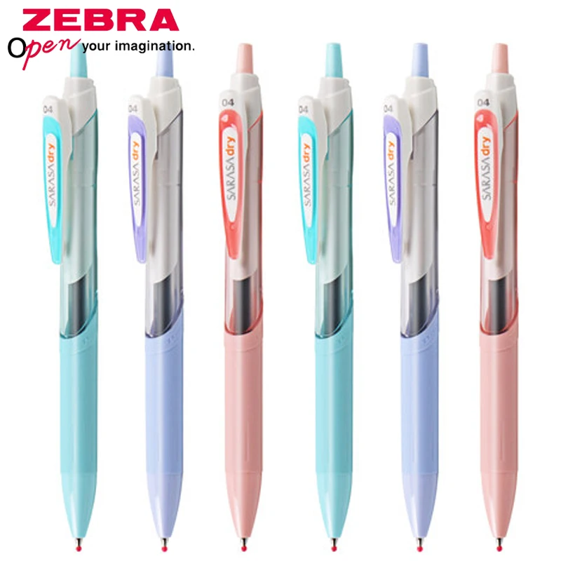 Гелевая ручка ZEBRA JJ31/JJS31 SARASA быстросохнущая для студентов тестовая гладкий пресс