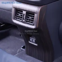 Для Toyota RAV4 задняя панель с вентиляционным отверстием и вентиляционной рамкой ABS Хромированная наклейка Аксессуары для салона автомобиля