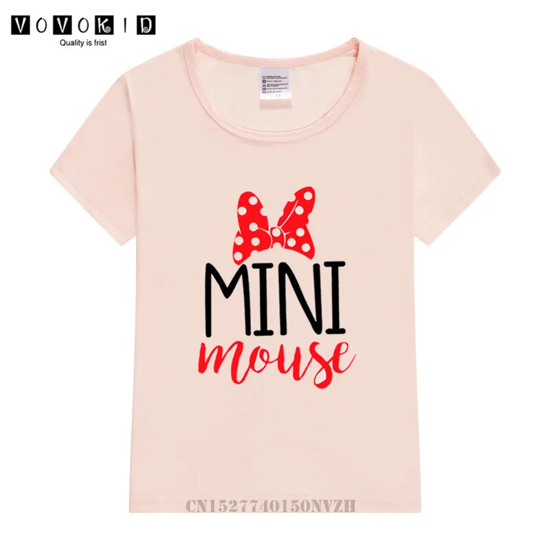 Футболка Mommy and Me Mama Mouse Mini одинаковые Семейные наряды для мамы и дочки футболка