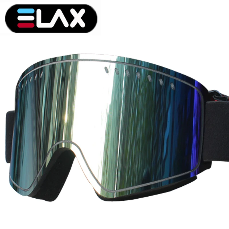 Двухслойные противотуманные лыжные очки для снегохода gogle мужские и женские