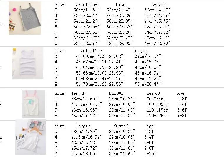 Summer Baby Kids Girls Vest 4 Colors Cotton Comfortable Sleeveless Solid Color Camisole Singlet Girls Undershirts Teenager Vest